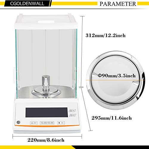 CGOLDENWALL High Precision Digital Lab Balance for Laboratories