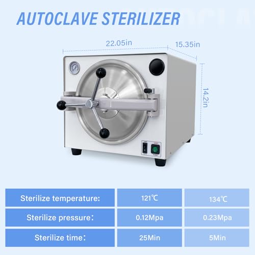 DACAT-RICHFU TR250M VIP Autoclave, 18L