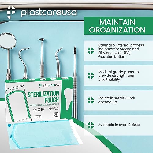 1000 Sterilization Pouches for Dental Instruments - VIP