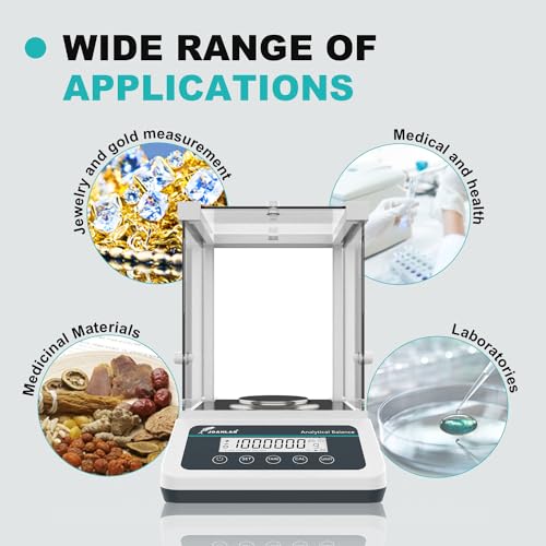 JOANLAB 0.1mg Digital Analytical Balance, Auto-Calibration VIP