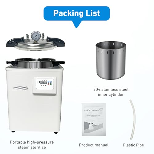 18L High Pressure Steam Autoclave with LED Display