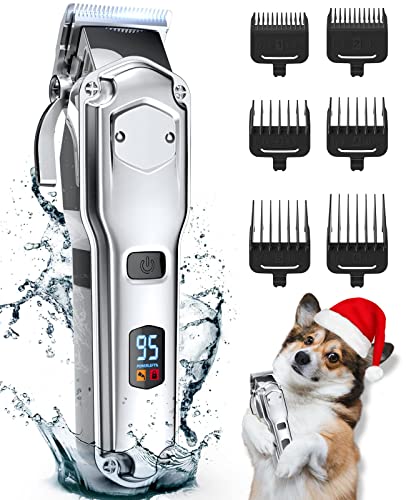 oneisall Dog Clippers for Thick Heavy Coats/Low Noise