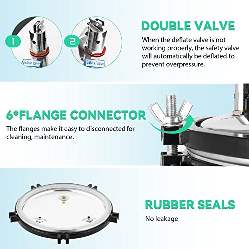 Mxmoonfree 12L Portable Lab Autoclave for VIPs