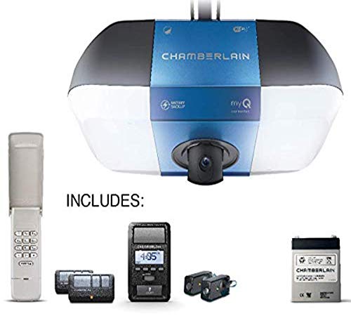 Chamberlain B6765T Smart Garage Door Opener with HD Camera