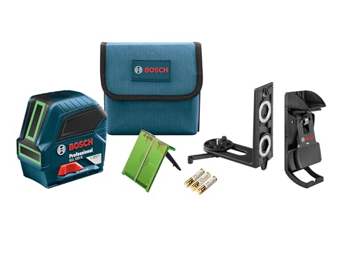 BOSCH GLL 100 GX Green Cross-Line Laser Kit
