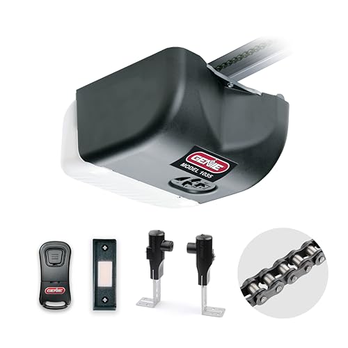 Model 1035 Genie Chain Drive Garage Opener, Black
