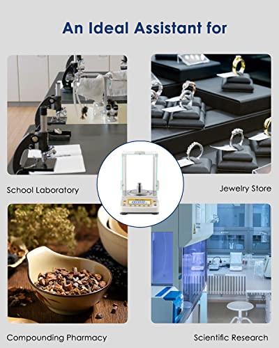 Digital Lab Pharmacy Jewelry Store Precise Analytical Balance