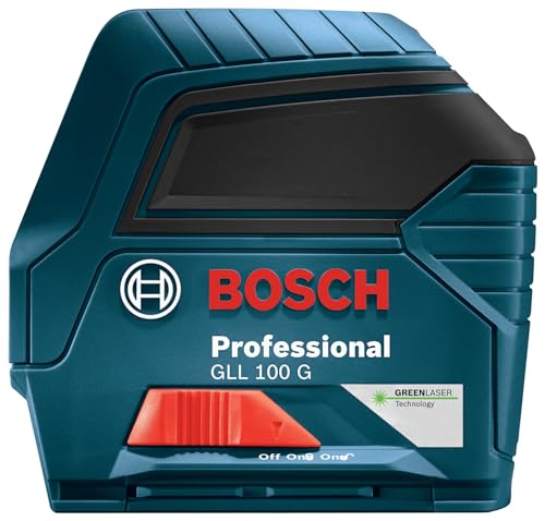 BOSCH GLL 100 GX Green Cross-Line Laser Kit