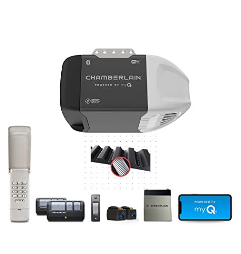 CHAMBERLAIN B2215T VIP Garage Door Opener, Black