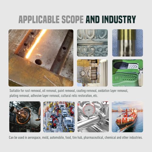 ZAC 300W Laser Rust Removal Machine with Fiber Cable