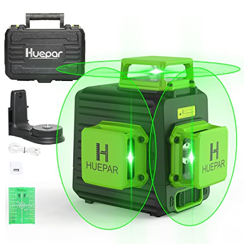 Huepar 3D Green Beam Laser Level - B03CG