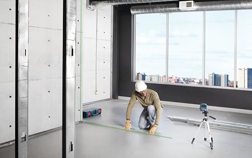 BOSCH GLL 100 GX Green Cross-Line Laser Kit