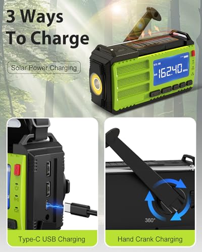 VIP Smart Shopper: Emergency Radio - 3 Charging Methods