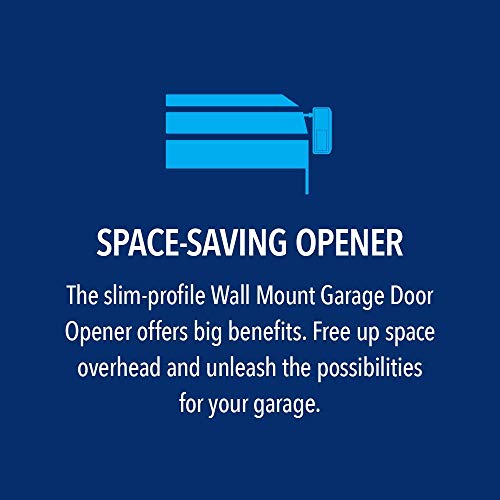 Chamberlain Wall Mounted Smart Garage Door Opener黑 Model RJO20