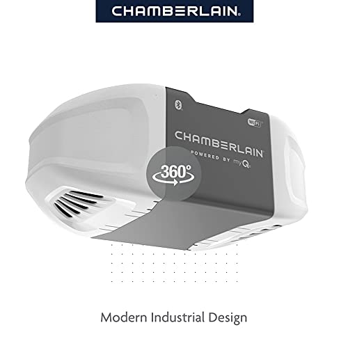 CHAMBERLAIN B2401 Belt Drive Garage Door Opener, Gray