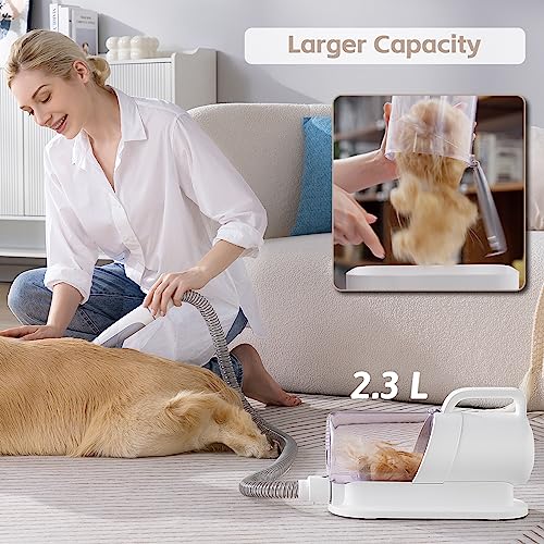 7-in-1 Pet Grooming Kit with Vacuum and Nail Grinder