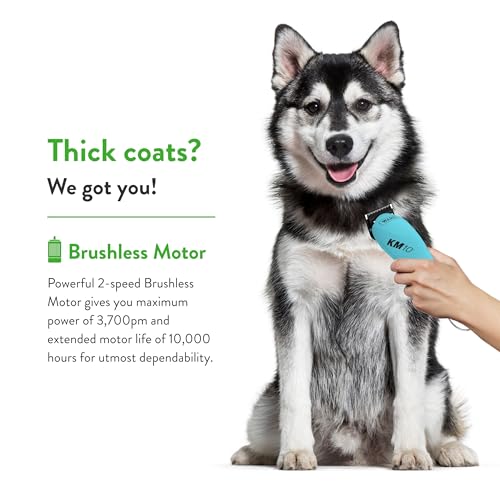 Wahl KM10 2-Speed Brushless Motor Clipper Kit - Turquoise