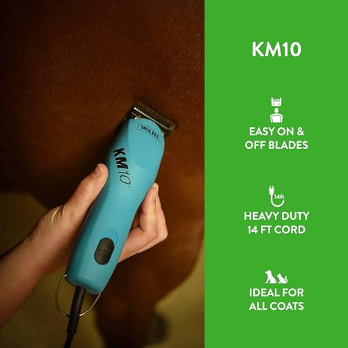 Wahl KM10 2-Speed Brushless Motor Clipper Kit - Turquoise
