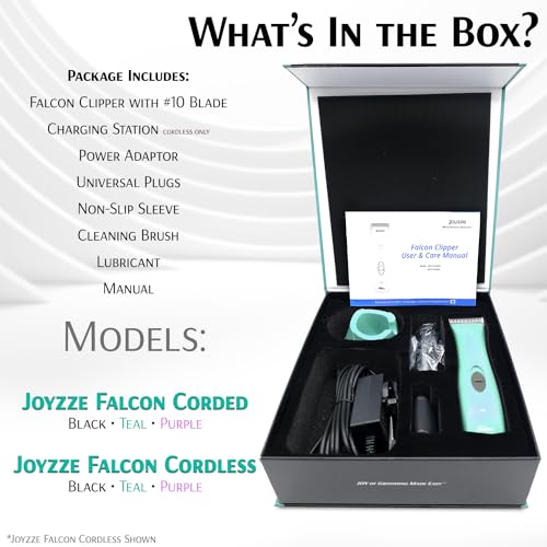 JOYZZE Falcon Cordless Clipper - Professional Grooming Solution