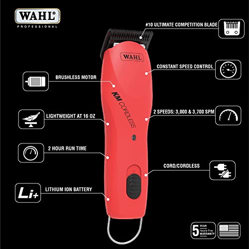 WAHL Professional Animal Cordless 2-Speed Pet Clipper Kit