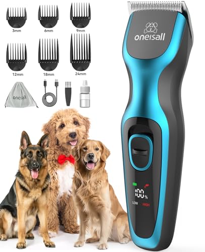 VIP Grooming Clippers for Dogs - Rechargeable, Quiet