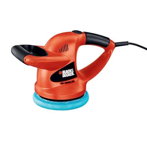 BLACK+DECKER 6" Orbital Car Polisher with Bonnets