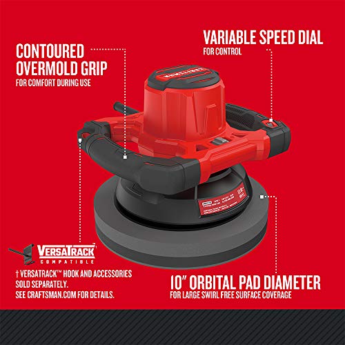 CRAFTSMAN 10 inch Polisher, 2800 OPM VIP Smart Shopper