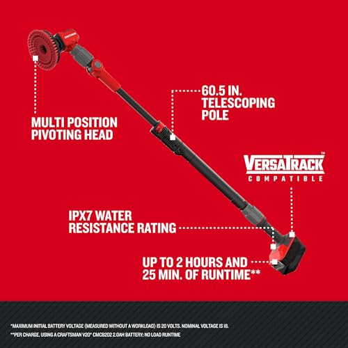 CRAFTSMAN V20 Cordless 2-in-1 Power Scrubber Kit VIP