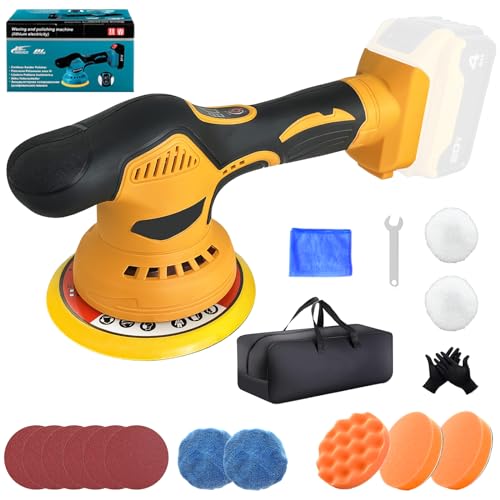 Dewalt 20V Cordless Car Polisher, 6" Orbital Buffer