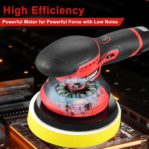 AOBEN Cordless Buffer Polisher Kit with 6 Variable Speeds
