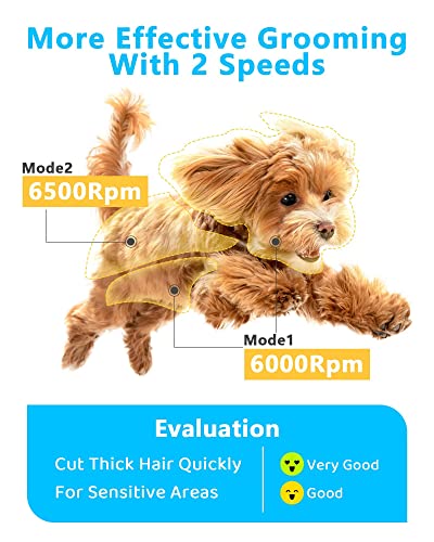 Dog Grooming Clippers for Thick Coats, 2 Speed