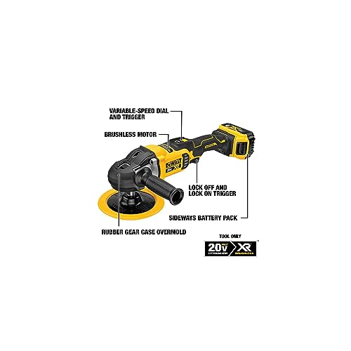 DEWALT 20V MAX* XR Cordless 7-Inch Polisher