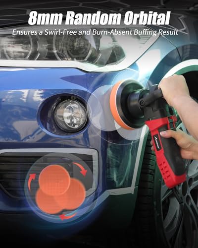 AVID POWER 6-inch Dual Action Car Buffer Kit