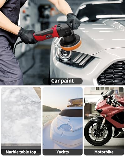 AVID POWER 6-inch Dual Action Car Buffer Kit