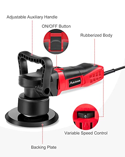 AVID POWER 6-inch Dual Action Car Buffer Kit
