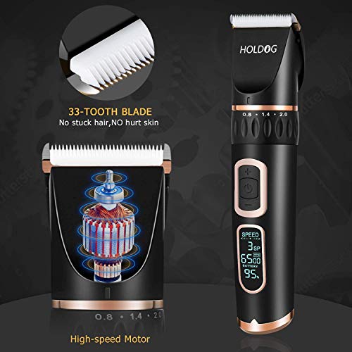 Professional Heavy Duty Dog Clippers for Small & Large Pets