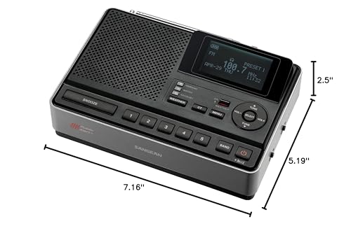 Sangean CL-100 Weather Alert Table-Top Radio