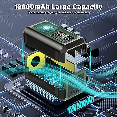 12,000mAh Emergency Weather Radio, Solar Hand Crank VIP