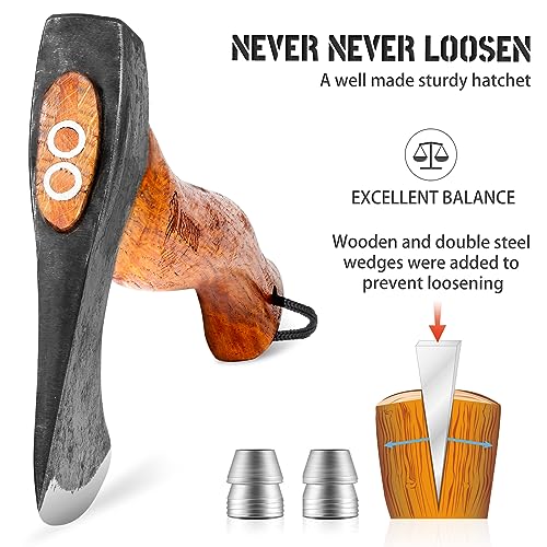 NedFoss 13" Forged Carbon Steel Bearded Axe VIP