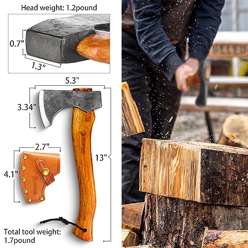 NedFoss 13" Forged Carbon Steel Bearded Axe VIP