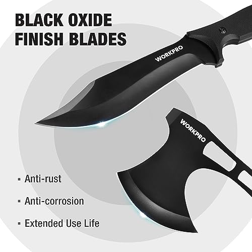 VIP Smart Shopper: WORKPRO Hunting Knife & Hatchet Axe Set