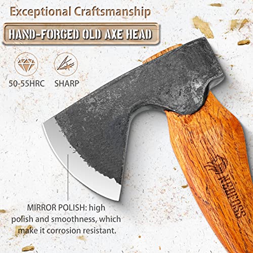 NedFoss R33 Camping Hatchet - Hand Forged Survival Axe
