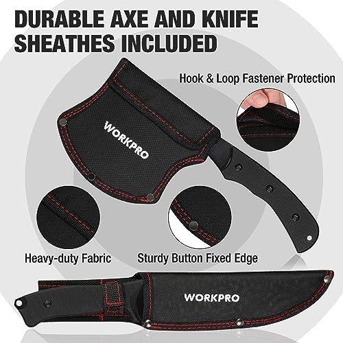 VIP Smart Shopper: WORKPRO Hunting Knife & Hatchet Axe Set