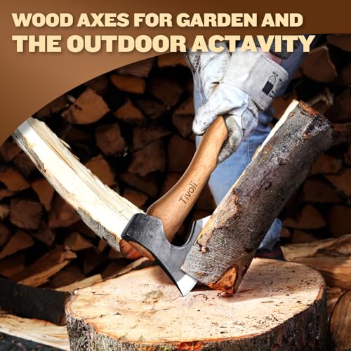 15" Tivoli Camping Axe: Bushcraft Tool with Sheath