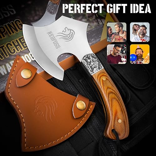 NedFoss Warthog 9" Axe: Camp, Survival, Outdoor