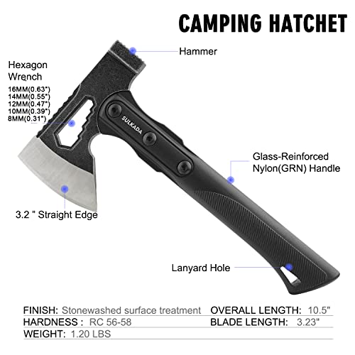 SULKADA 10.5" Camping Survival Axe VIP Gift