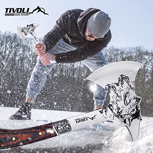 TIVOLI Camping Hatchet - Survival Axe for Outdoor Adventure