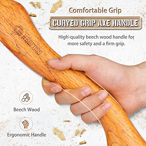 NedFoss R33 Camping Hatchet - Hand Forged Survival Axe