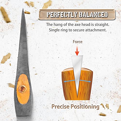 NedFoss R33 Camping Hatchet - Hand Forged Survival Axe