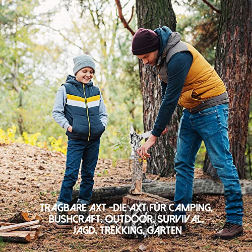 TIVOLI Camping Hatchet - Survival Axe for Outdoor Adventure